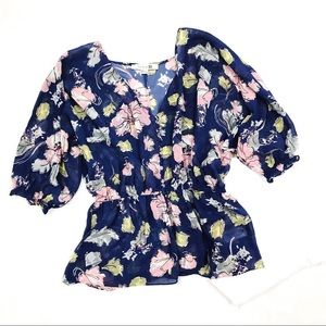 FOREVER 21 Floral Print Top